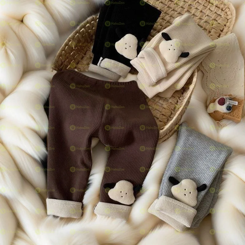 Velvet Plus Cute Kids Leggings