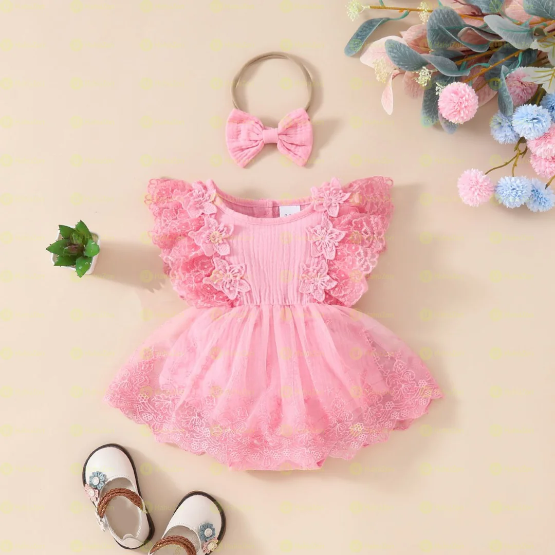 2 Pcs Cute Babygirl Set Outfit