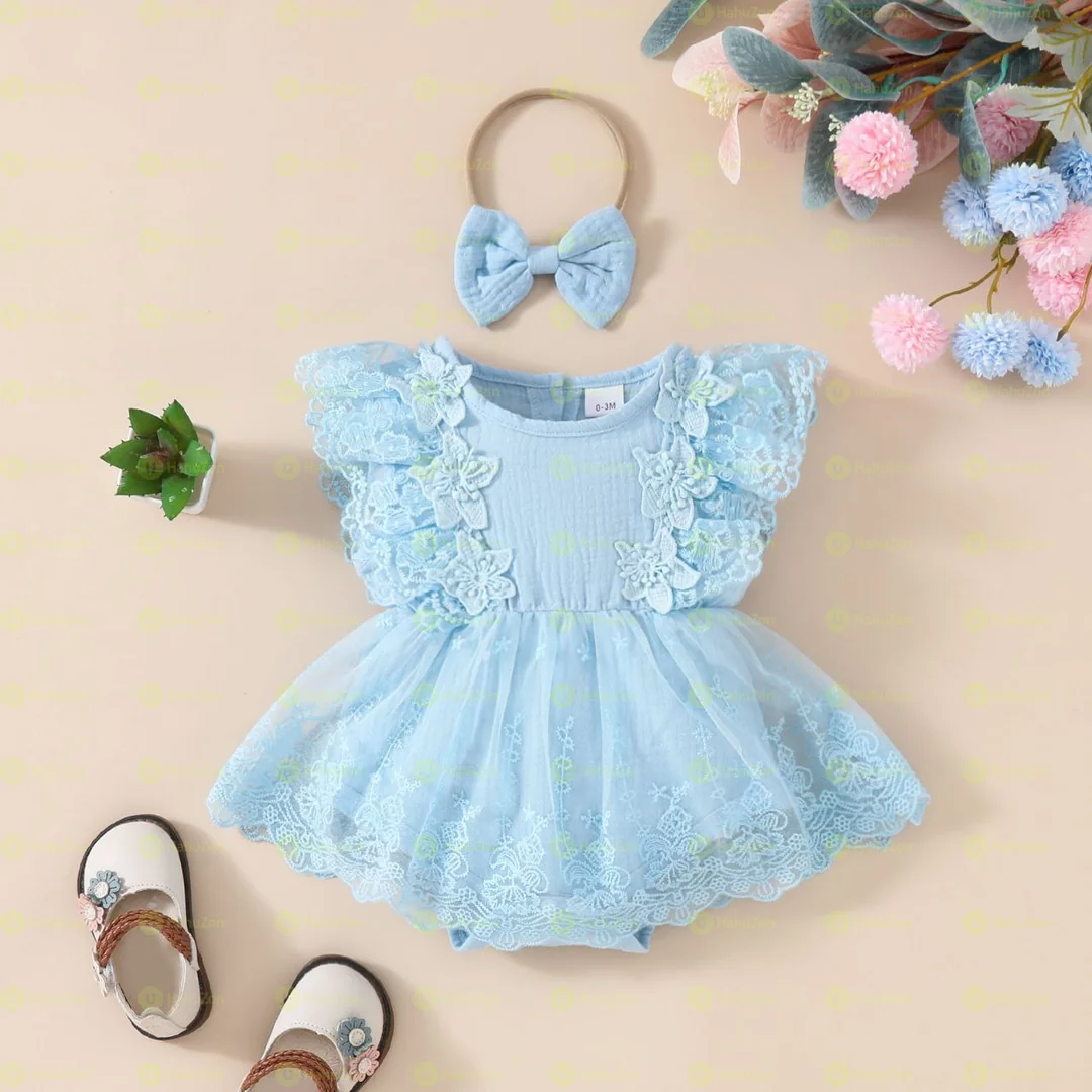 2 Pcs Cute Babygirl Set Outfit