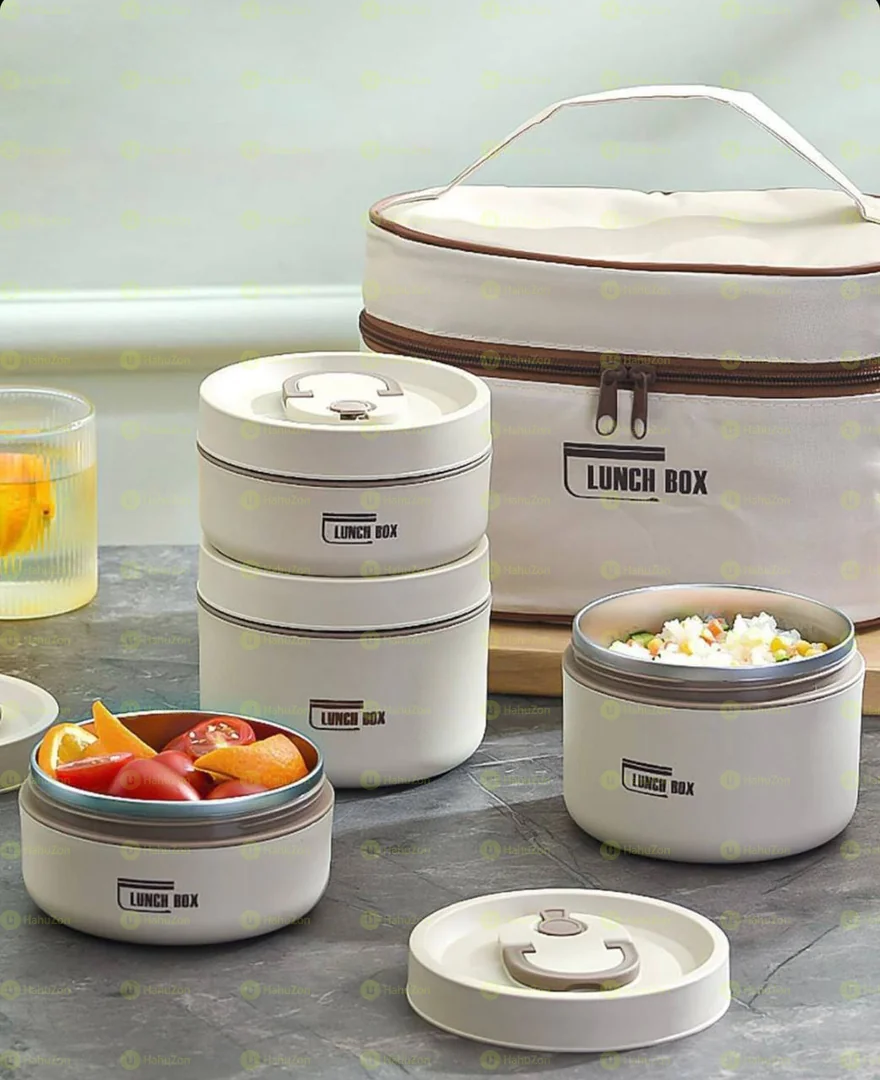 Isolated Lunch Box with Bag