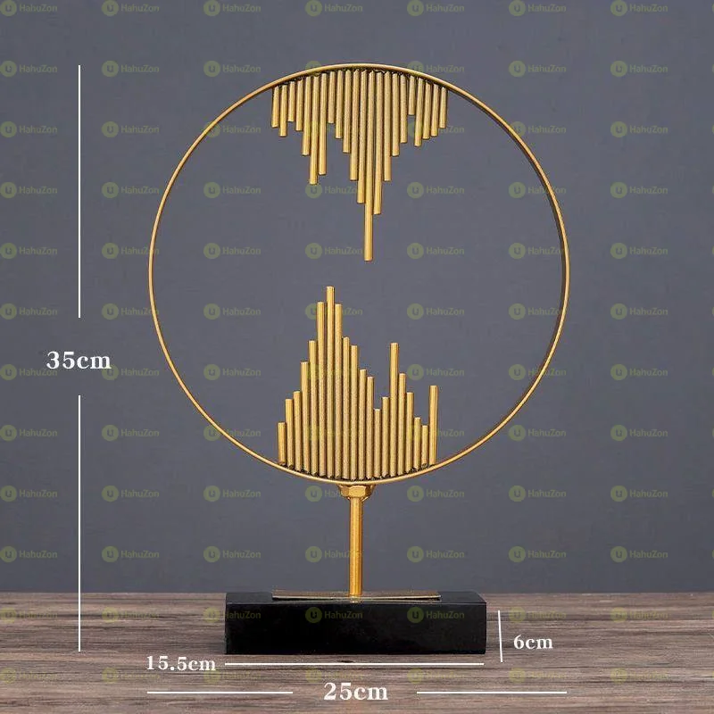 Iron Art Ornaments for Office and Home Decor