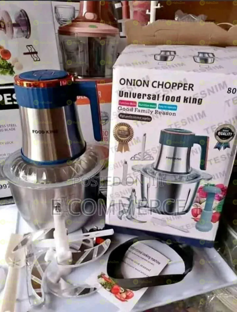 4 ሊትር የሽንኩርትና የስጋ መፍጫ