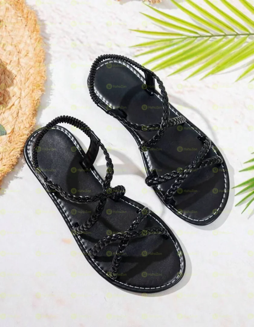 Woven Flat Sandals