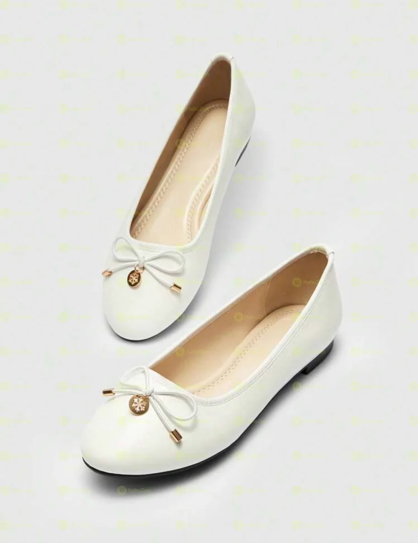 Women Bow Ballerina Women's Flat