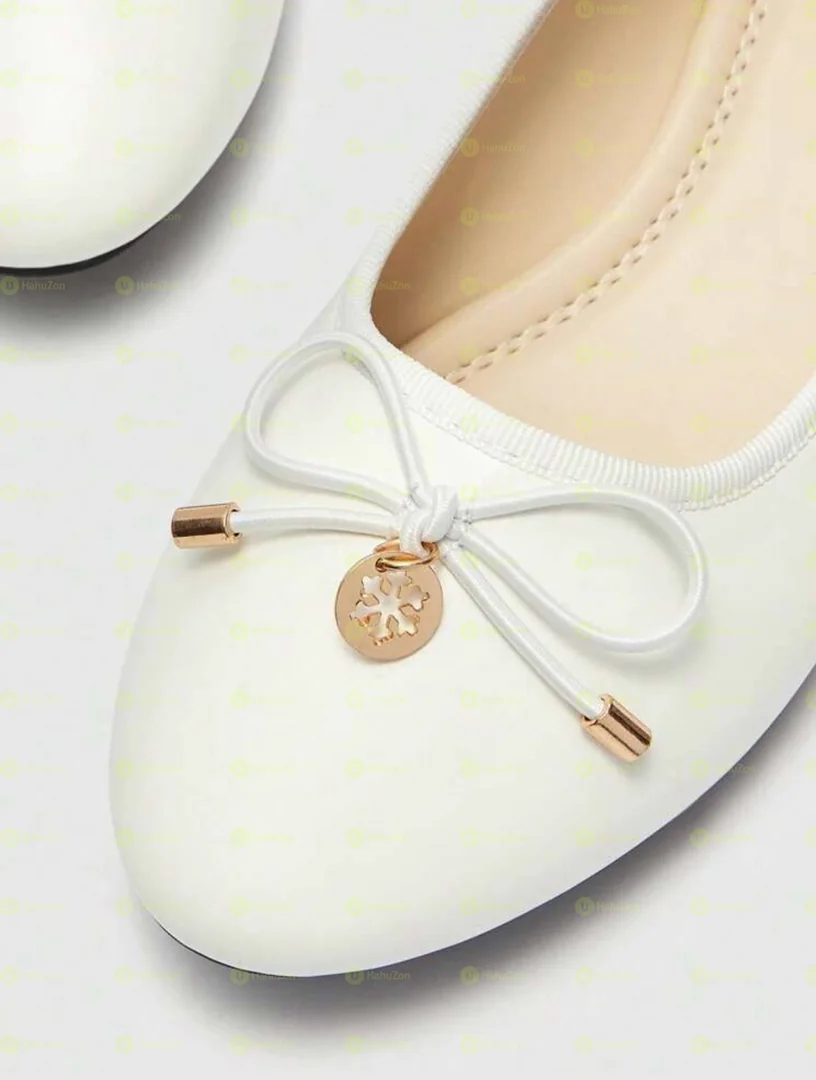 Women Bow Ballerina Women's Flat