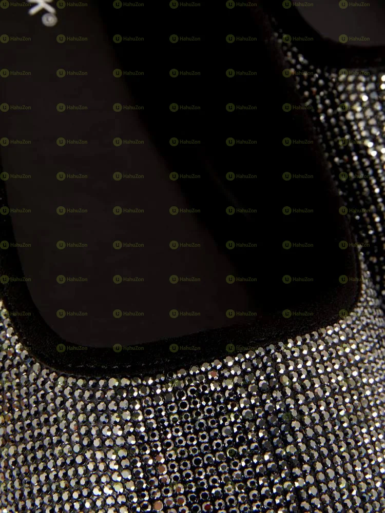 Primark Squared Toe Diamanté Ballerina Women's Shoes