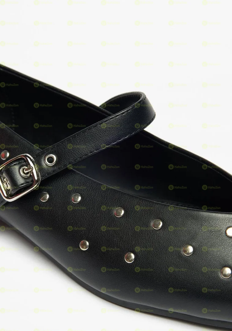 Primark Paneled Bow Ballerina Women's Flat