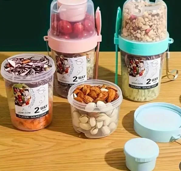 Portable Plastic Bento Box