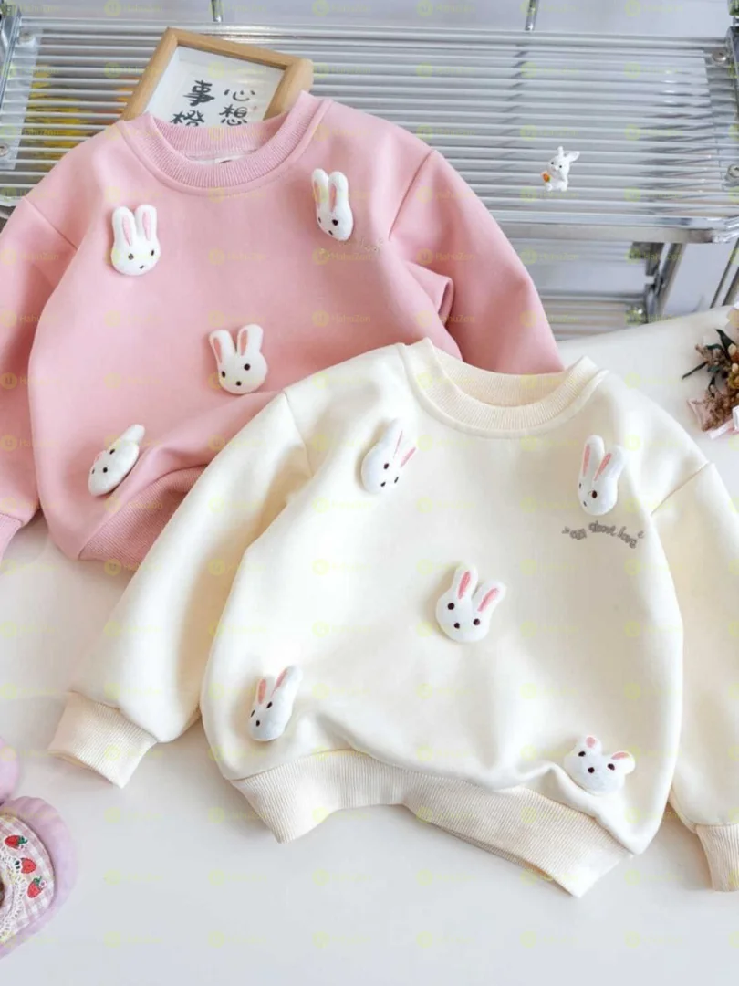 Cartoon Rabbit 3D Cute Sweatshirt