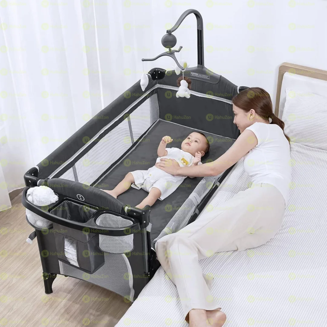 5 in 1 Baby Bassinet Beside Sweeper