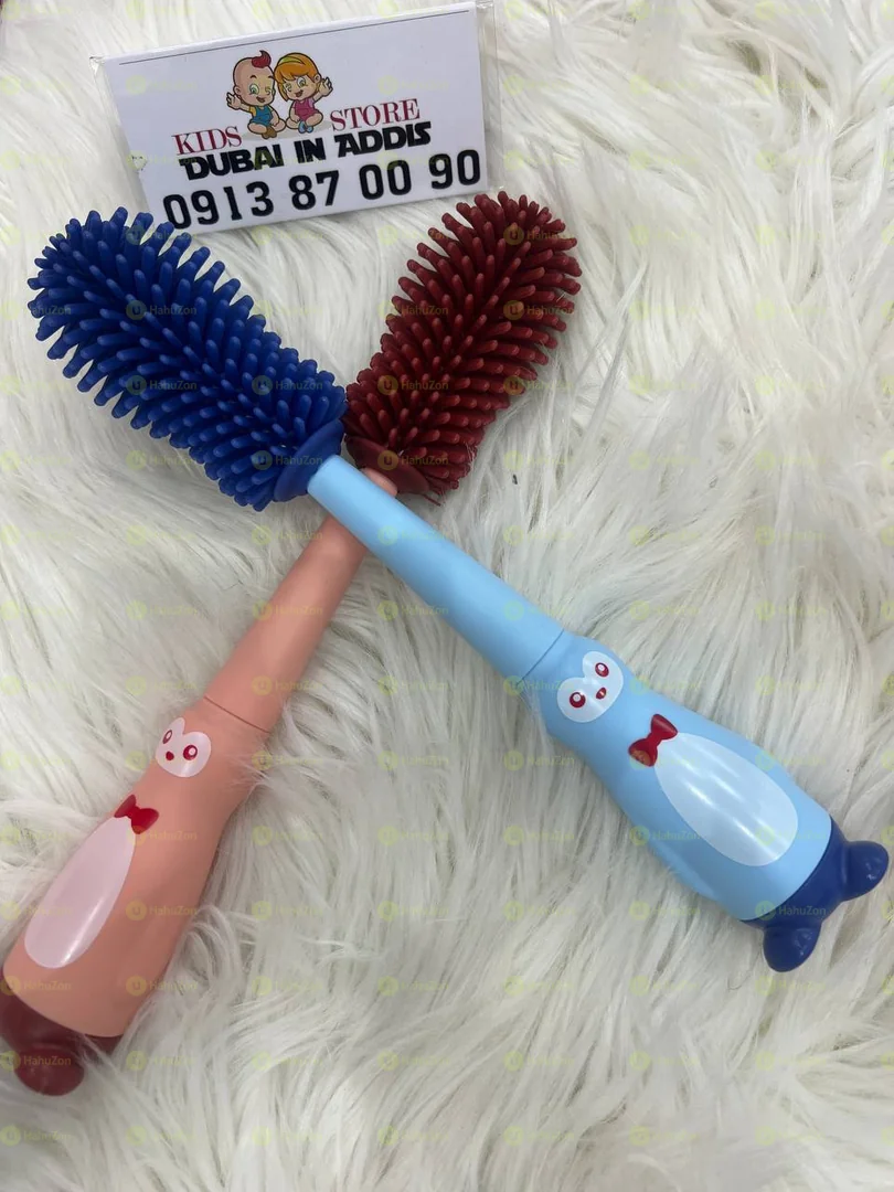 ከሲልከን የተሰራ የጡጦ ማጠብያ ብሩሽ