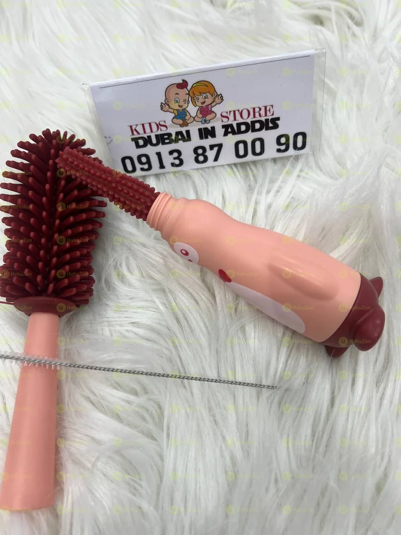 ከሲልከን የተሰራ የጡጦ ማጠብያ ብሩሽ