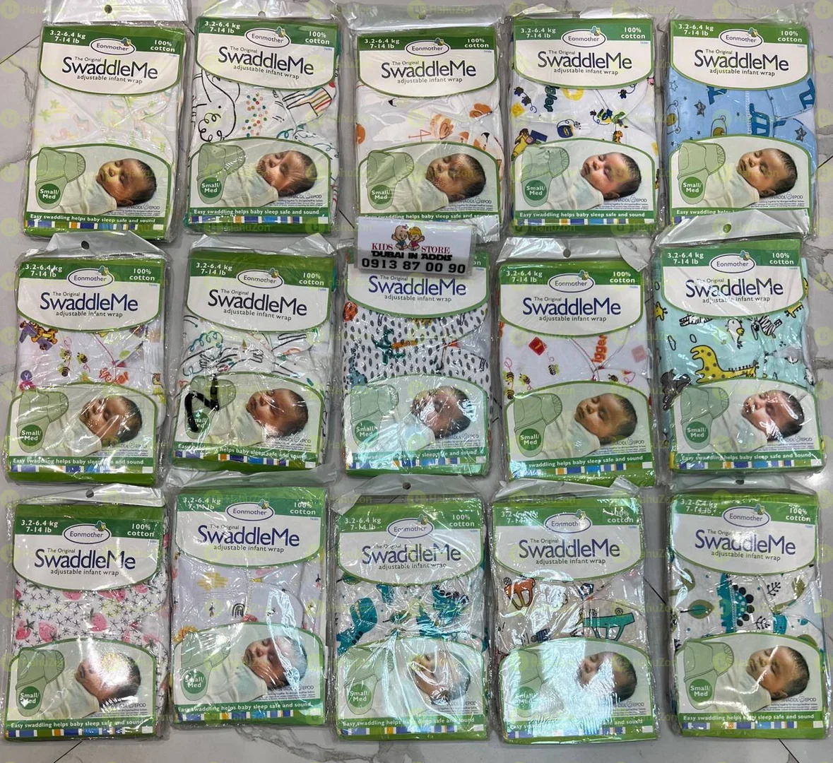 እግር ማስገቢያ ያለው የአራስ ልጆች መጠቅለያ