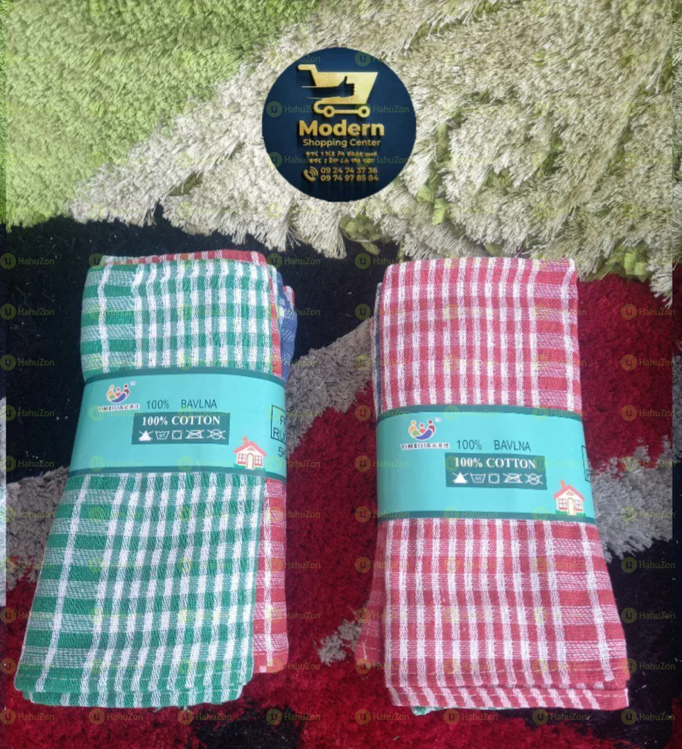 ኮተን የእቃ ማድረቂያ ፎጣ