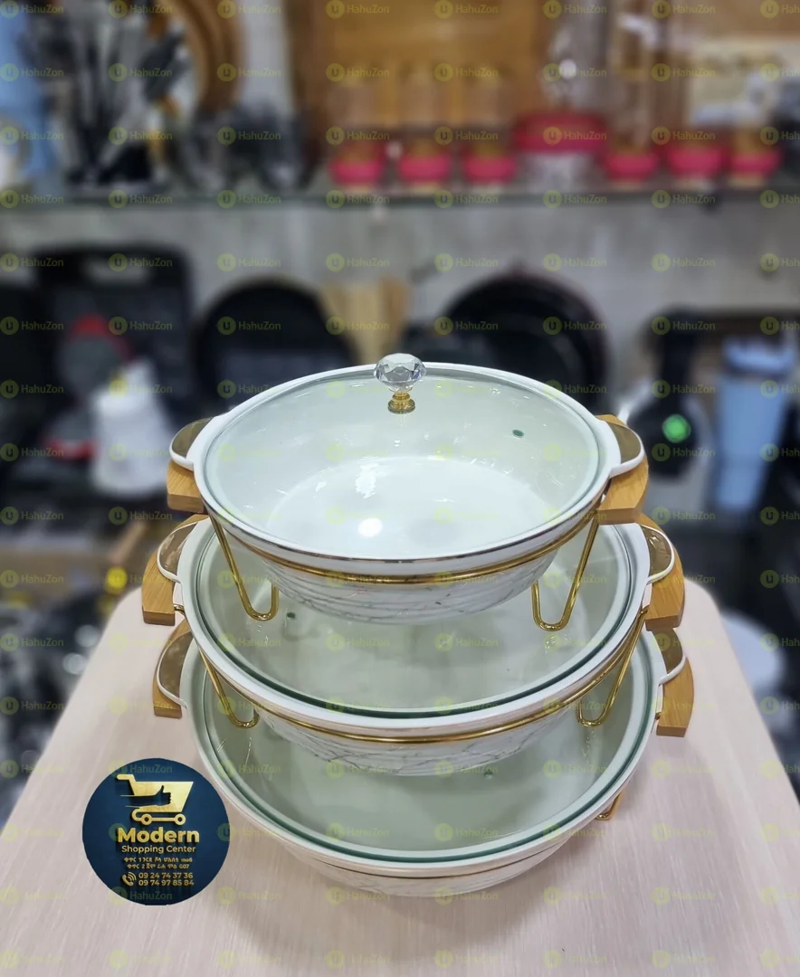 የወጥ ማቅረቢያ ቼቪንግ ዲሽ