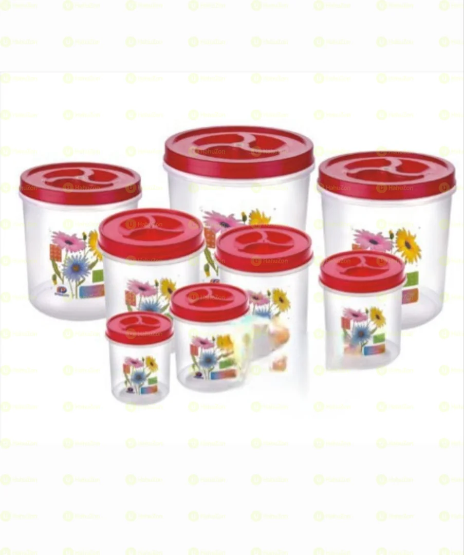 8pcs Plastic Food Storage Containers
