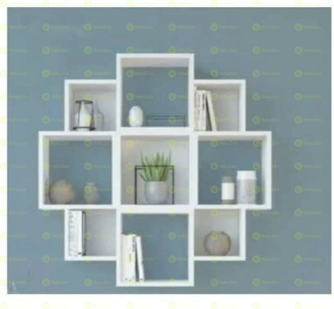 ግድግዳ ላይ የሚለጠፉ መጸሃፍ መደርደሪያ