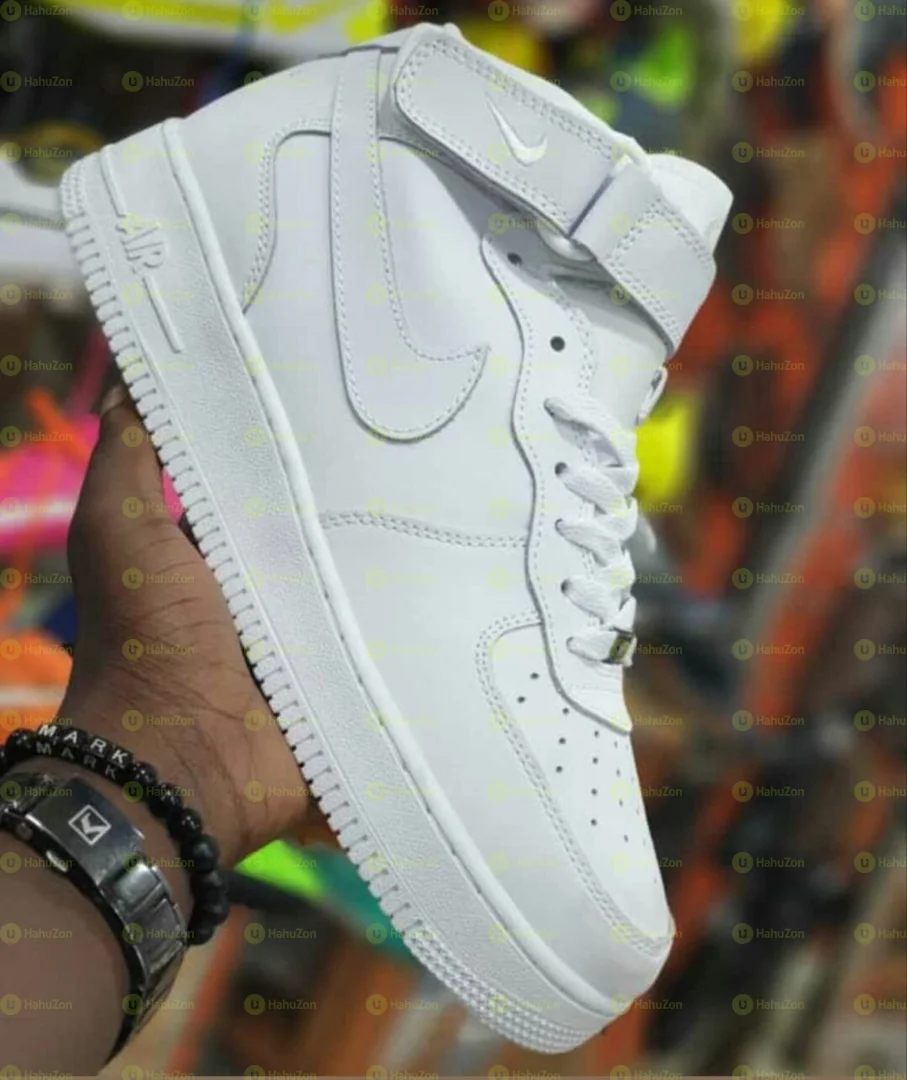 Airforce 1 High White Color Men's Shoes