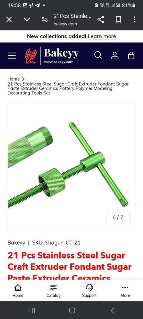 Fondant, Sigar Craft Extruder