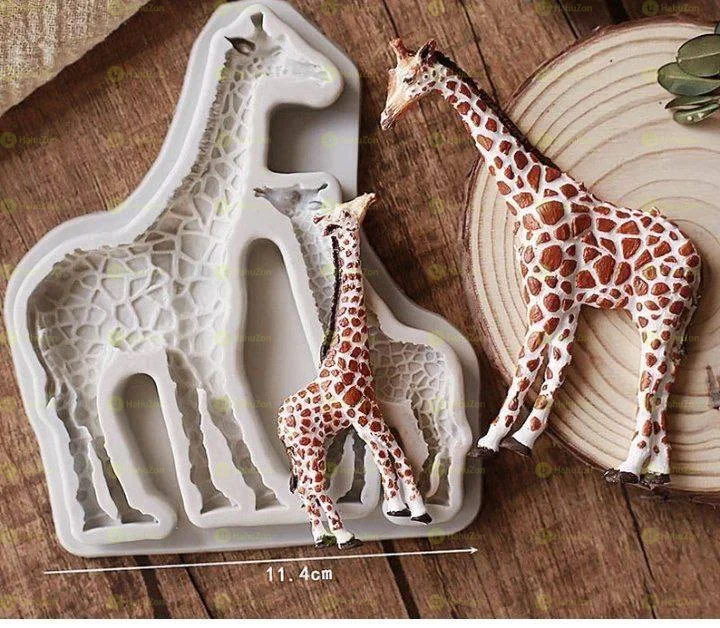 Safari Animals Silicone Mould