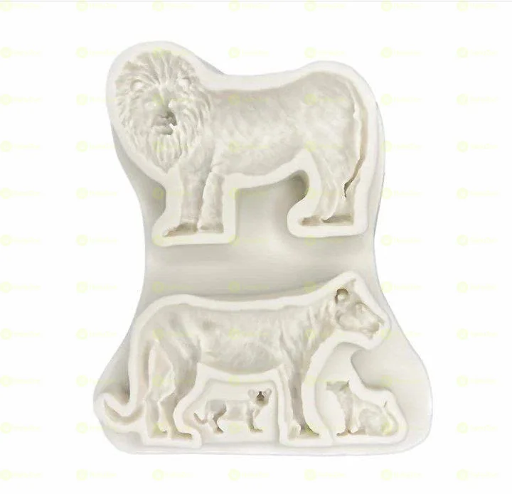 Safari Animals Silicone Mould