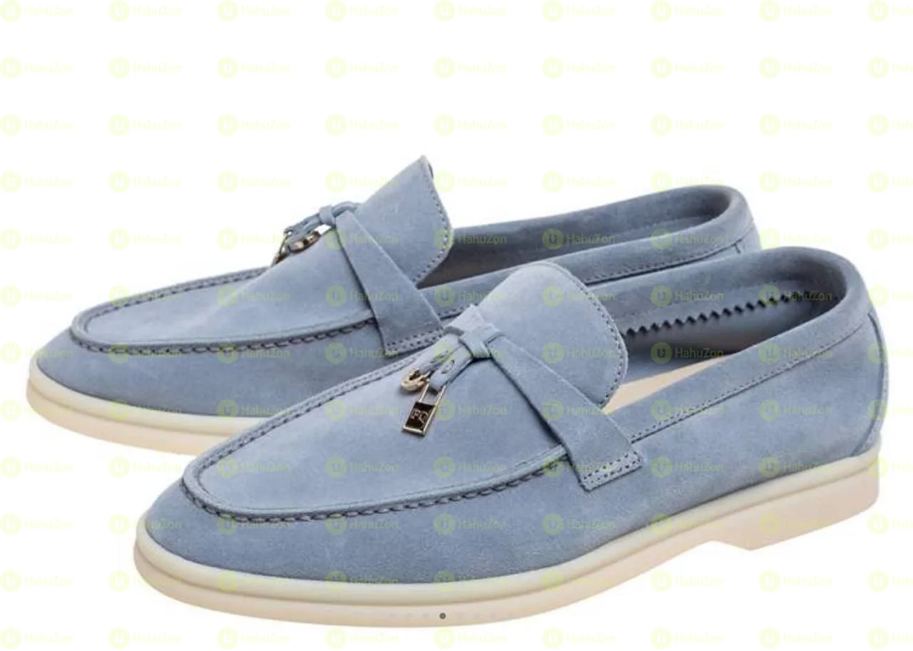 Original Loro Piana Summer Walk Loafers Shoes