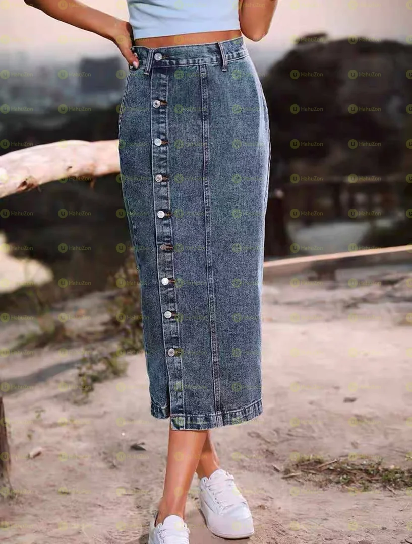 Ladies Dark Jeans skirt