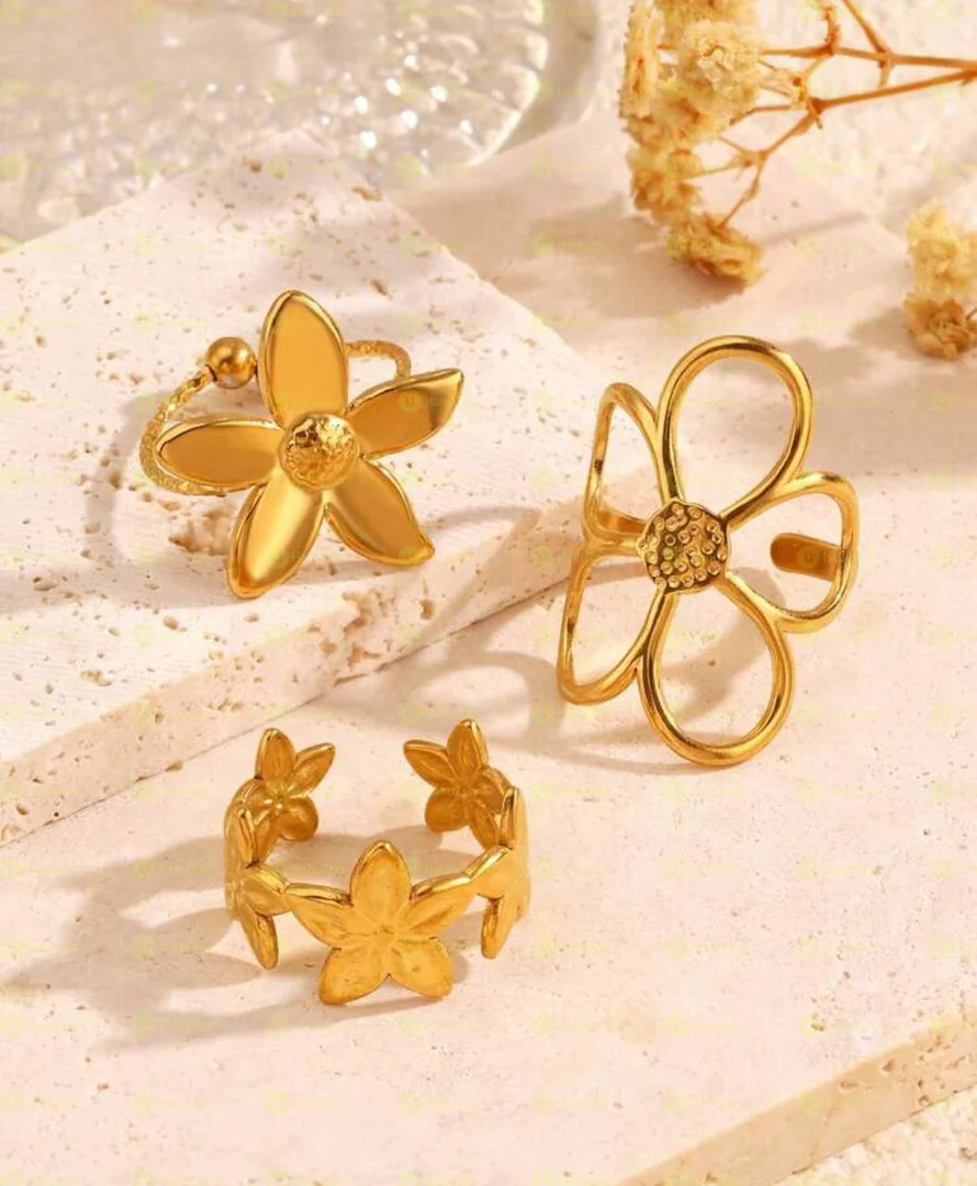 3pc Stainless Steel Rings