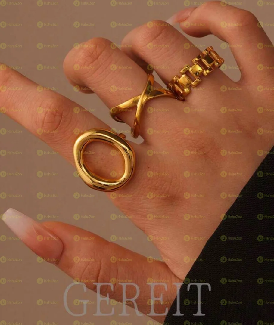 3pc Stainless Steel Rings