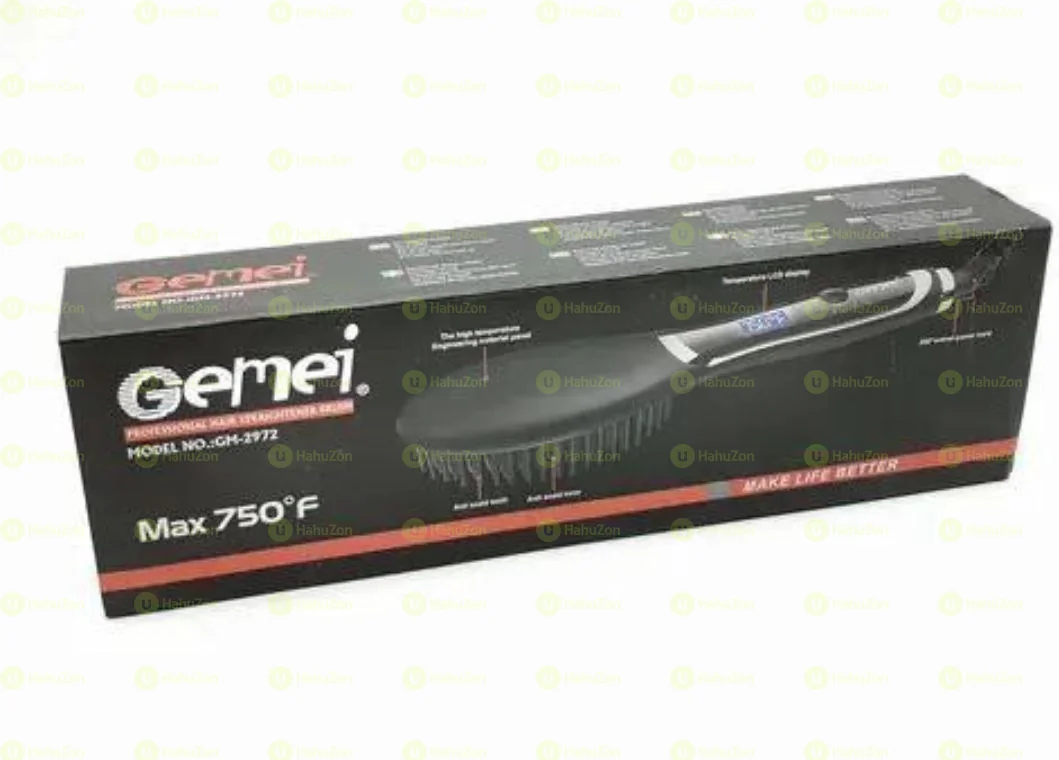 Pro Gemei Professional Hair Straightner Brush