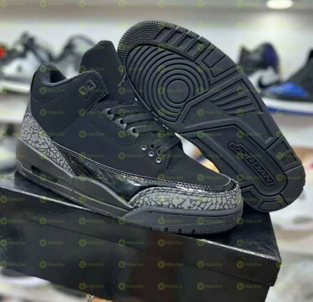 Jordan 3 Black Cat Men's Shoes