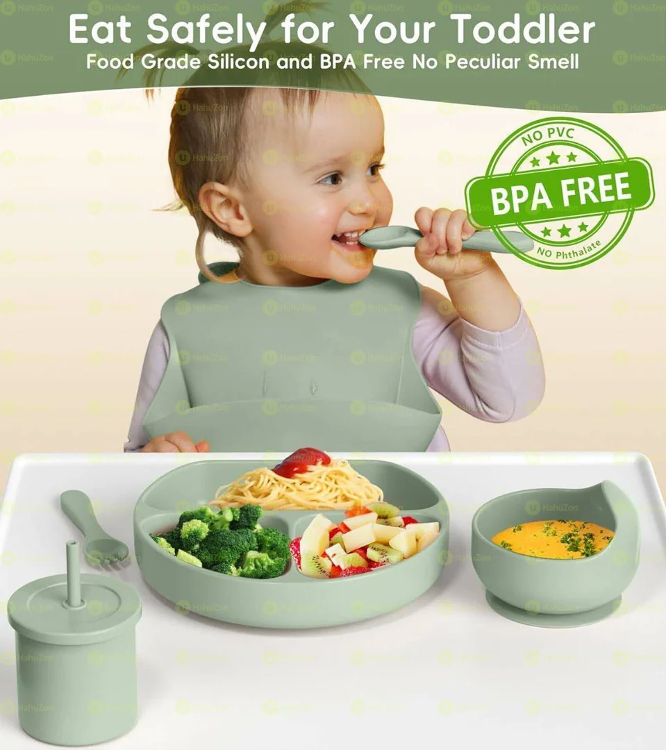 Silicone Baby Feeding Set