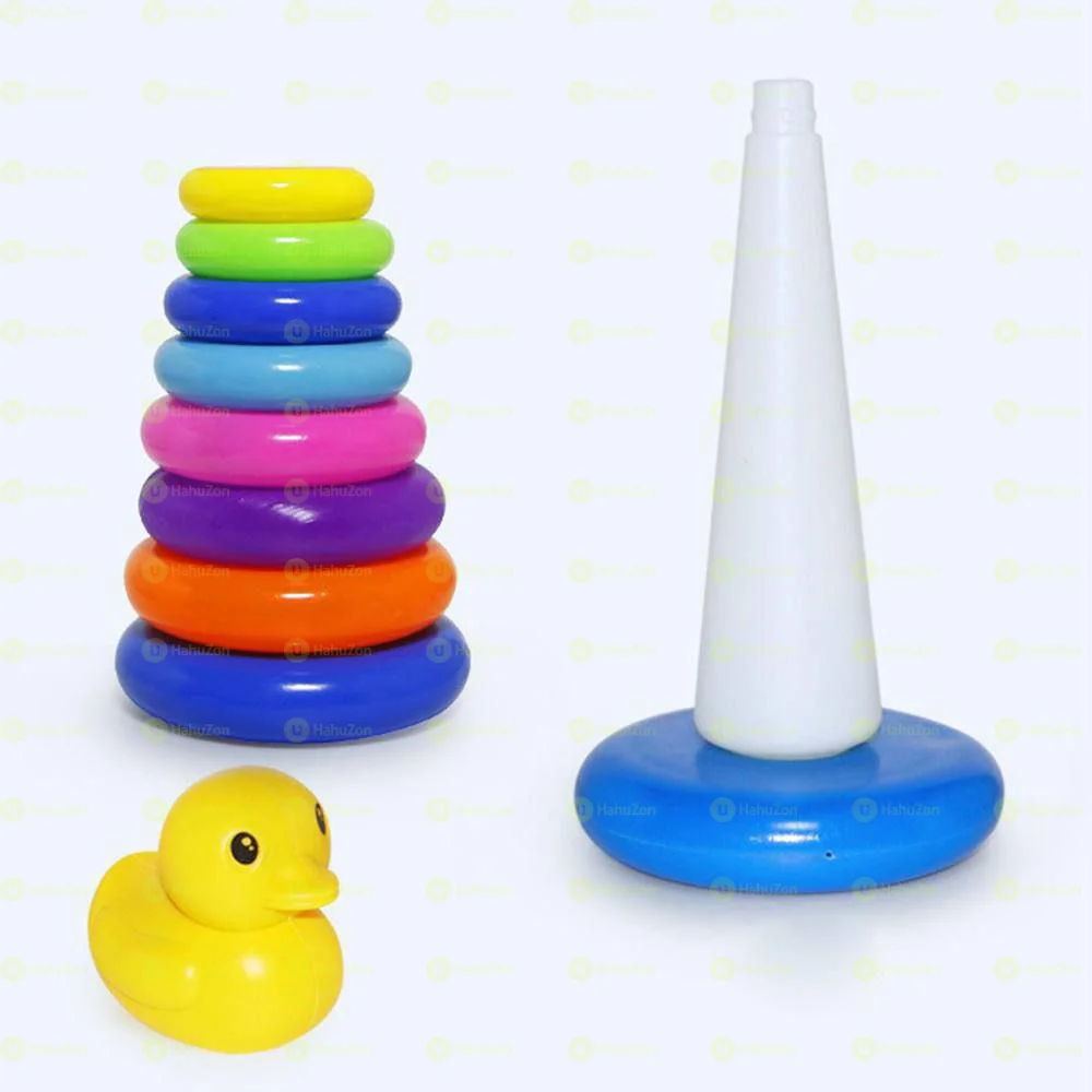 Duck Stacking Rainbow Ring
