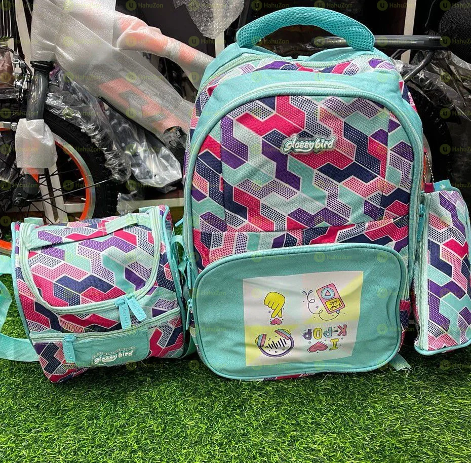 3 Pcs Glossy Bird Bag