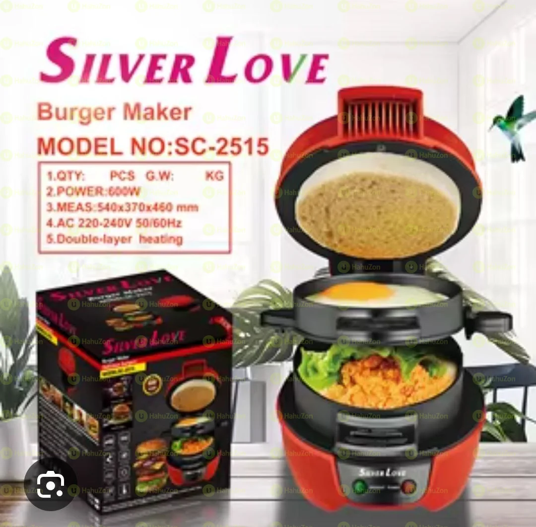 Silver Love Burger Maker