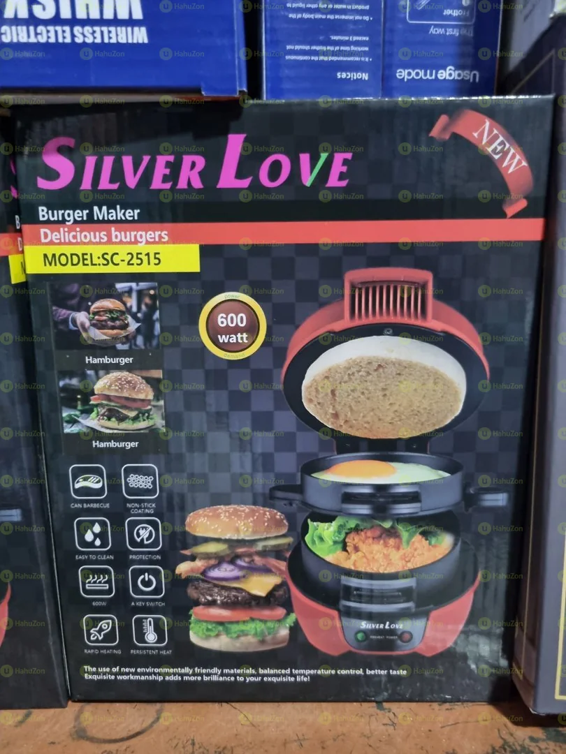 Silver Love Burger Maker
