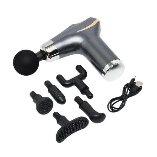 Compact Power Massager With 6 Interchangable Heads