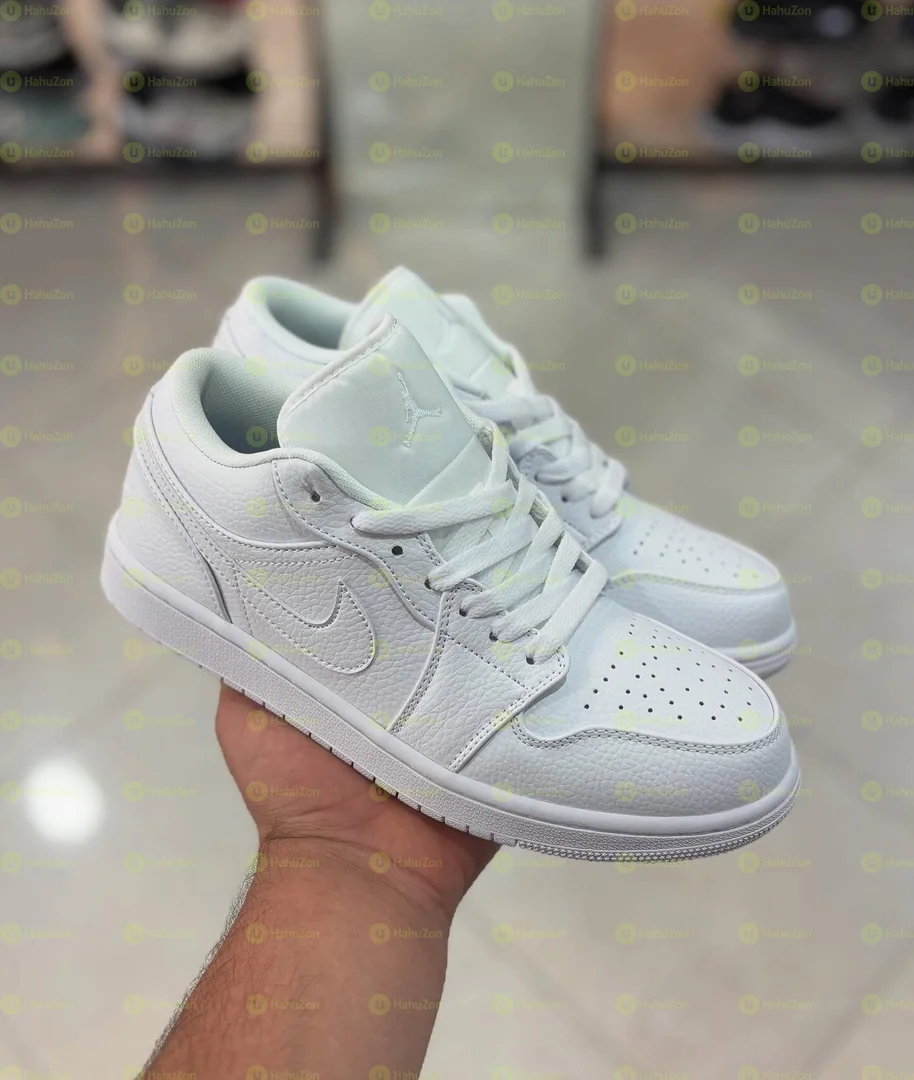 Air Jordan 1 Low Triple white Men's Shoes