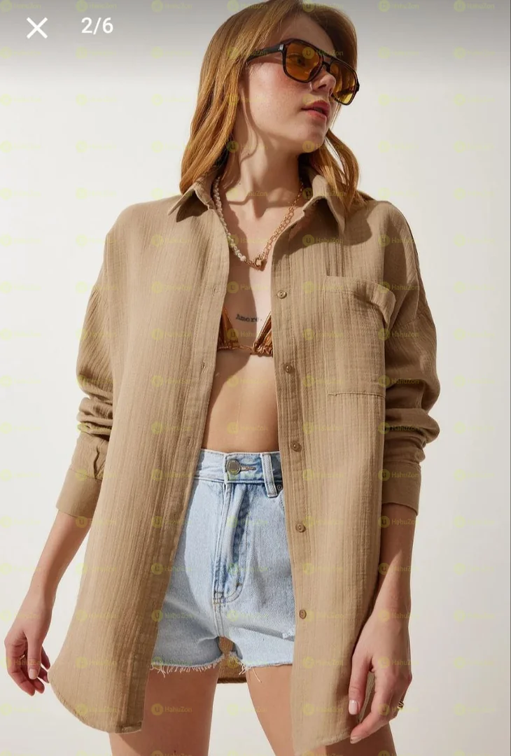 Oversized Casual Women's Shirt