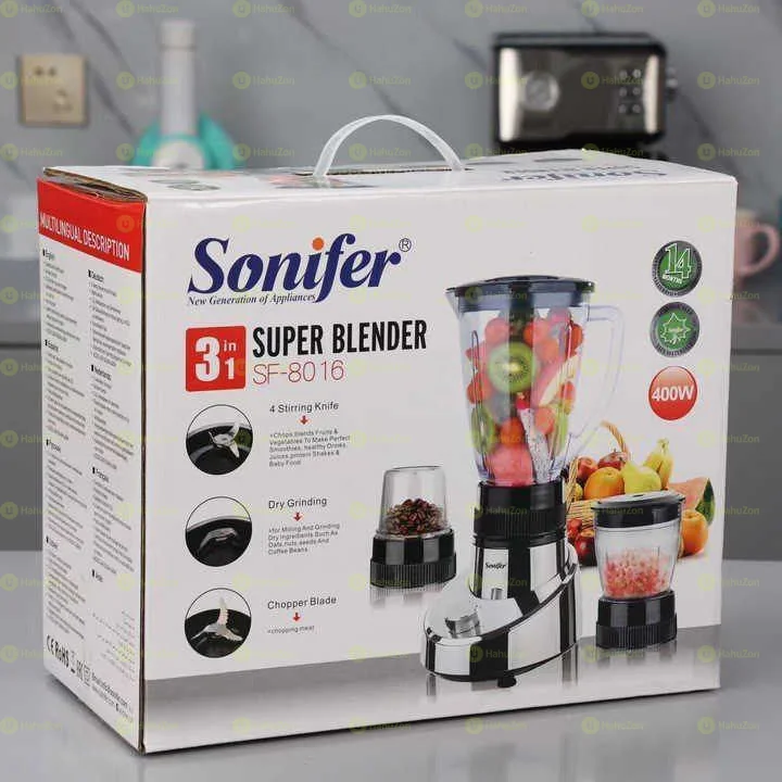 Sonifer 3 In 1 Super Blender