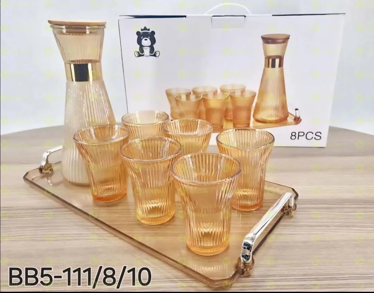 8 Pcs Glassware Set