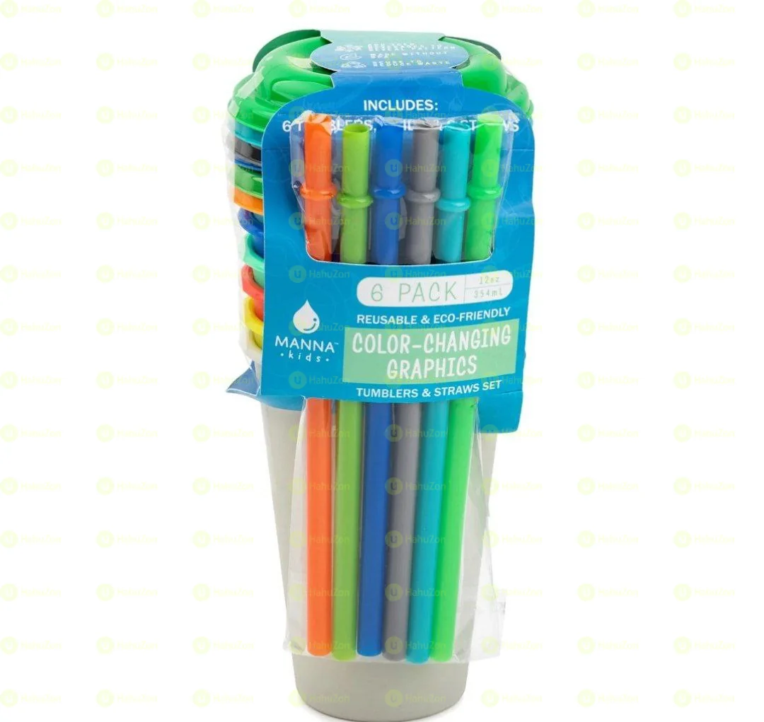 Mana Kids Tumblers & Straws Set