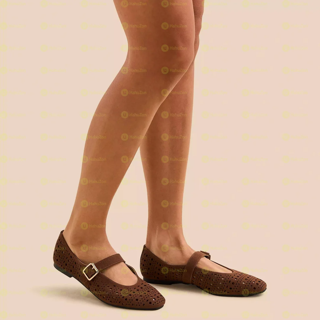 Max Cutout Detail Mary Jane Shoes With Buckle Closure