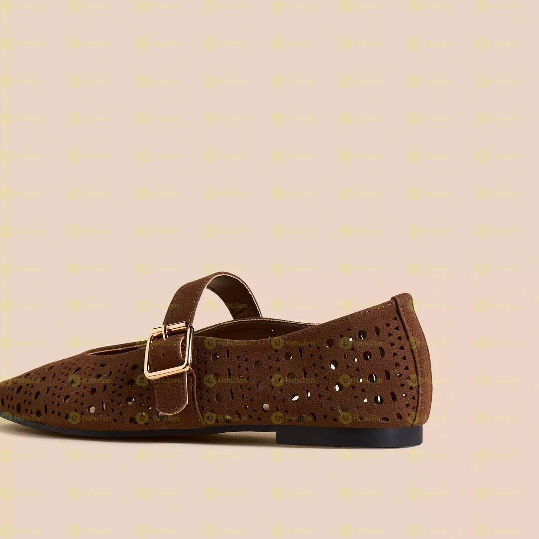 Max Cutout Detail Mary Jane Shoes With Buckle Closure