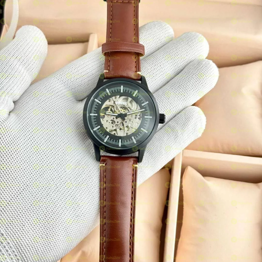 Fossil Aautomatic Leather Men's Watches