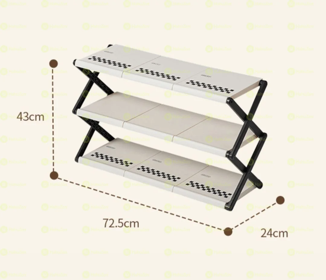 በአንድ ግዜ እስከ 9 ጫማ መደርደር የሚያስችለን