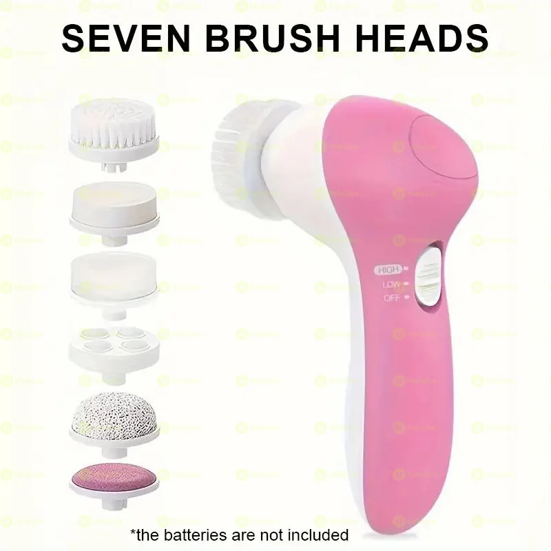 7 in 1 face brush and callous remover