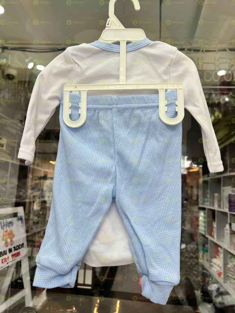 የልጆች የዳይፐር ቲሸርት ኮፍያ  እና ሱሪ