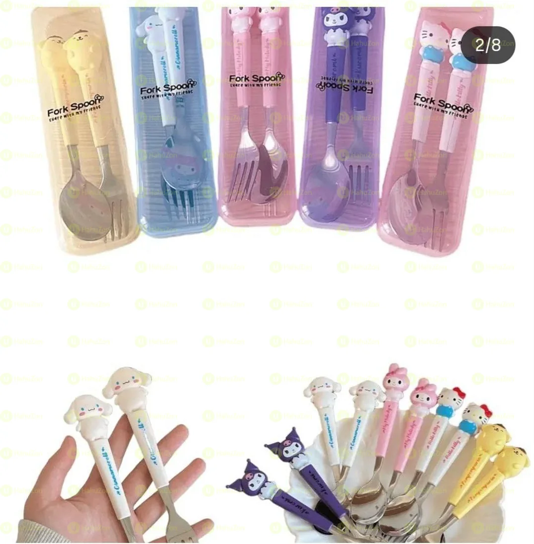 የህፃናት ምግብ መመገቢያ ሹካ እና ማንኪያ