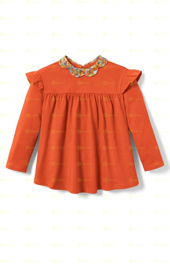 Tchibo Kid Girl Floral Print Long Sleeve Top